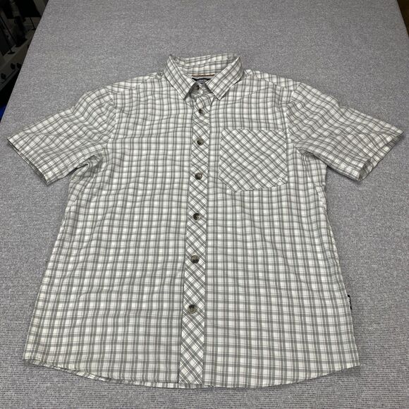 Alaskan Hardgear Duluth Shirt Mens Medium Gray Mountain Stream Vented Hiking - Picture 13 of 16